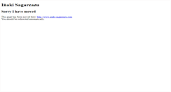 Desktop Screenshot of inaki-sagarzazu.com
